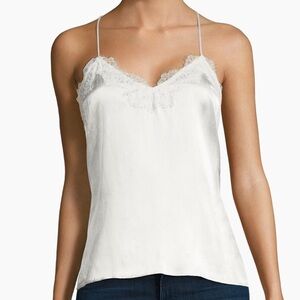 Cami NYC The Racer Charmeuse in Off White - NWT Size Medium